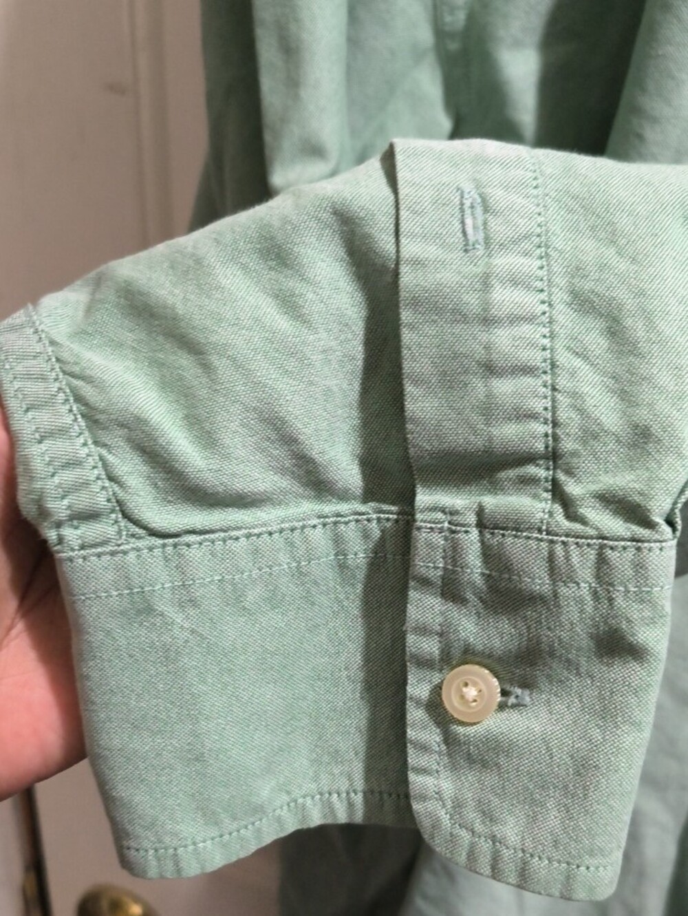Old Navy Mint Green Casual Button-Down Shirt - Picture 3 of 5